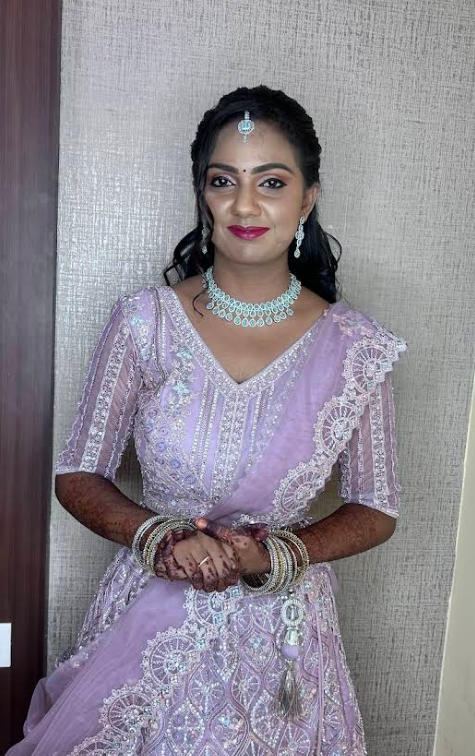 Bridal makeup portrait